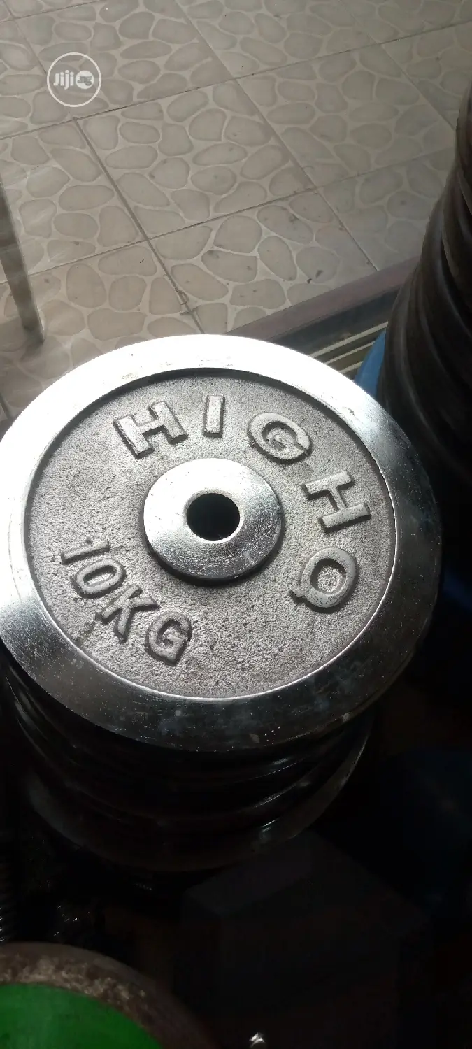 New 10kg Pair Chrome Dumbbell Plates Available