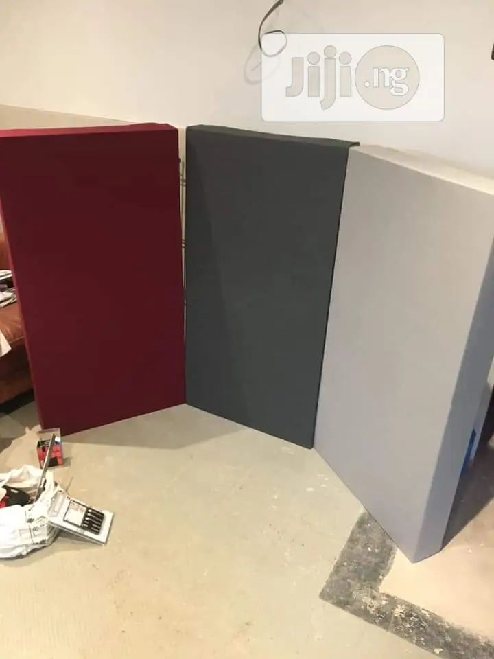 Studio Sound Proofing and Acoustic Padding Panels Making