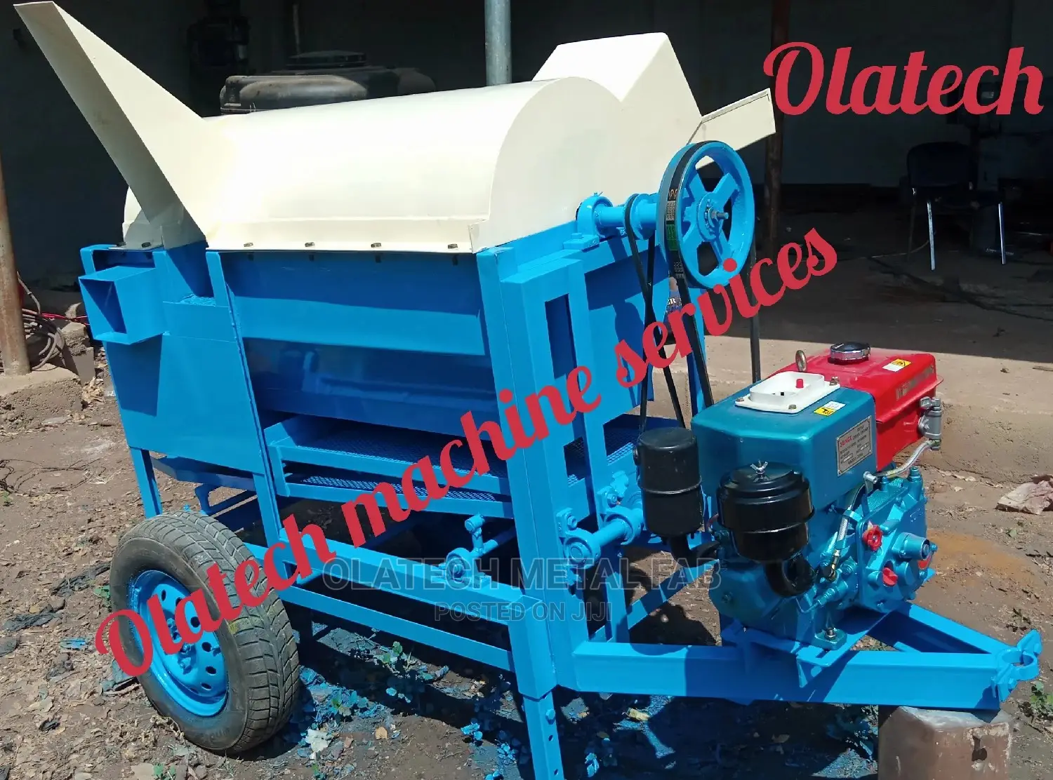 High Efficent Rice Threshing Machine