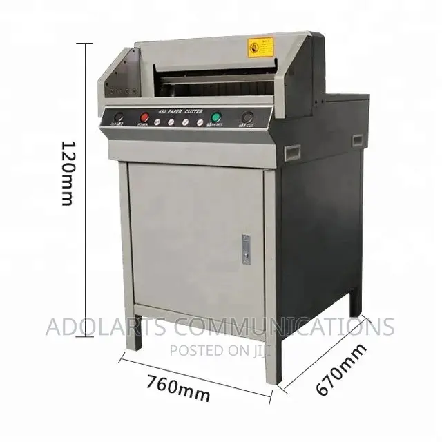 A3 Paper Cutter Guillotine Yh-450v+ Without Auto Feeder