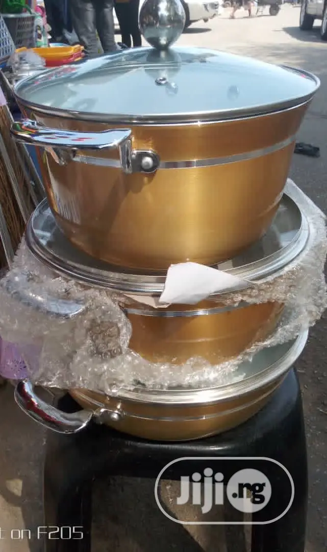Non Stick Gold Pot