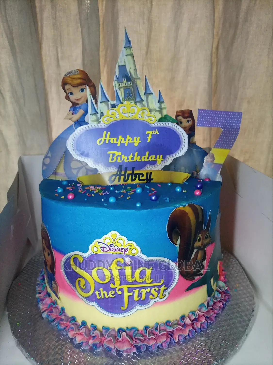 Sofia The First Children Birthday Cake