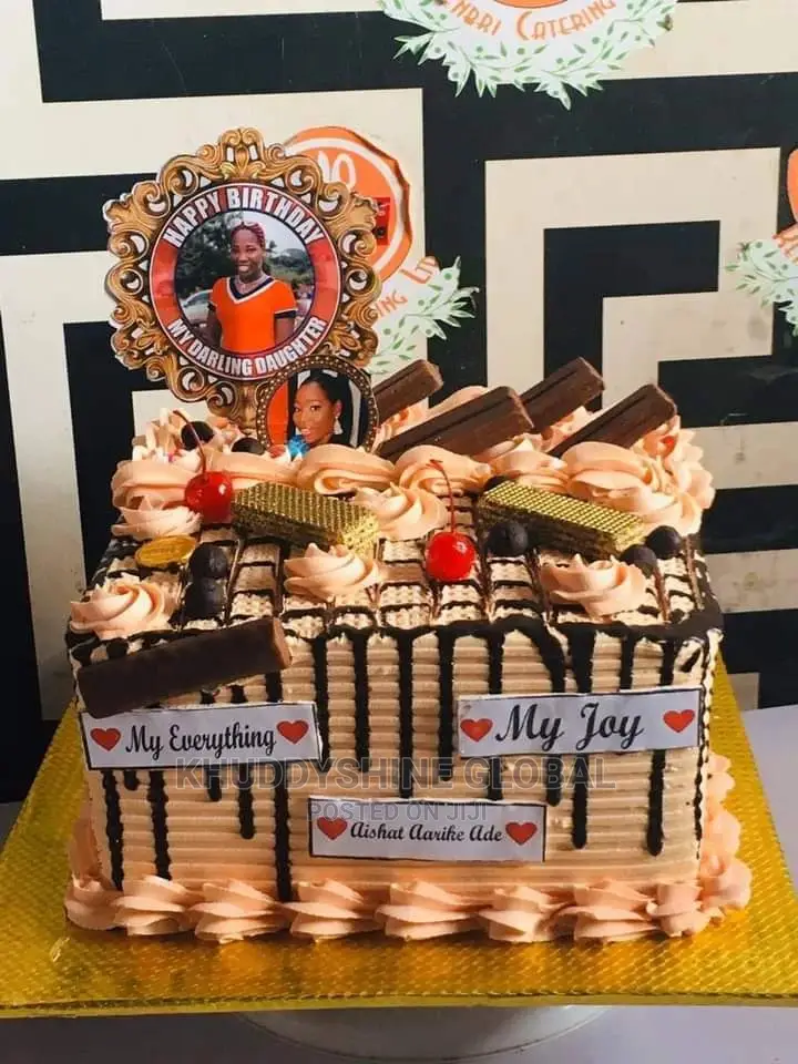 Square Buttercream Birthday Cake