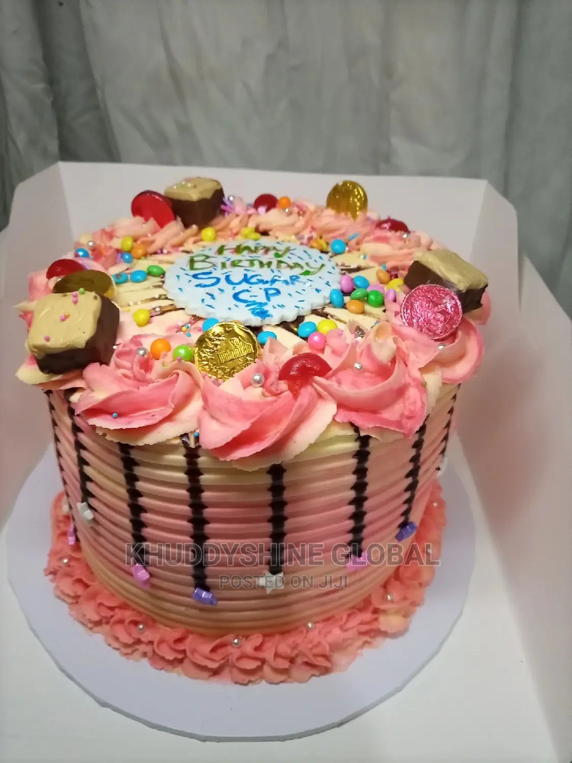 7"4 Birthday Cake
