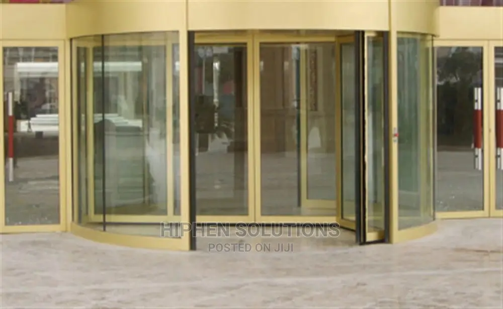 Commercial Glass Revolving Automatic Sliding Door