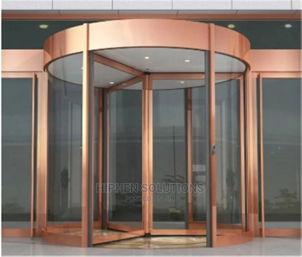 Glass Revolving Door for Hotel Airport Shopping Mall