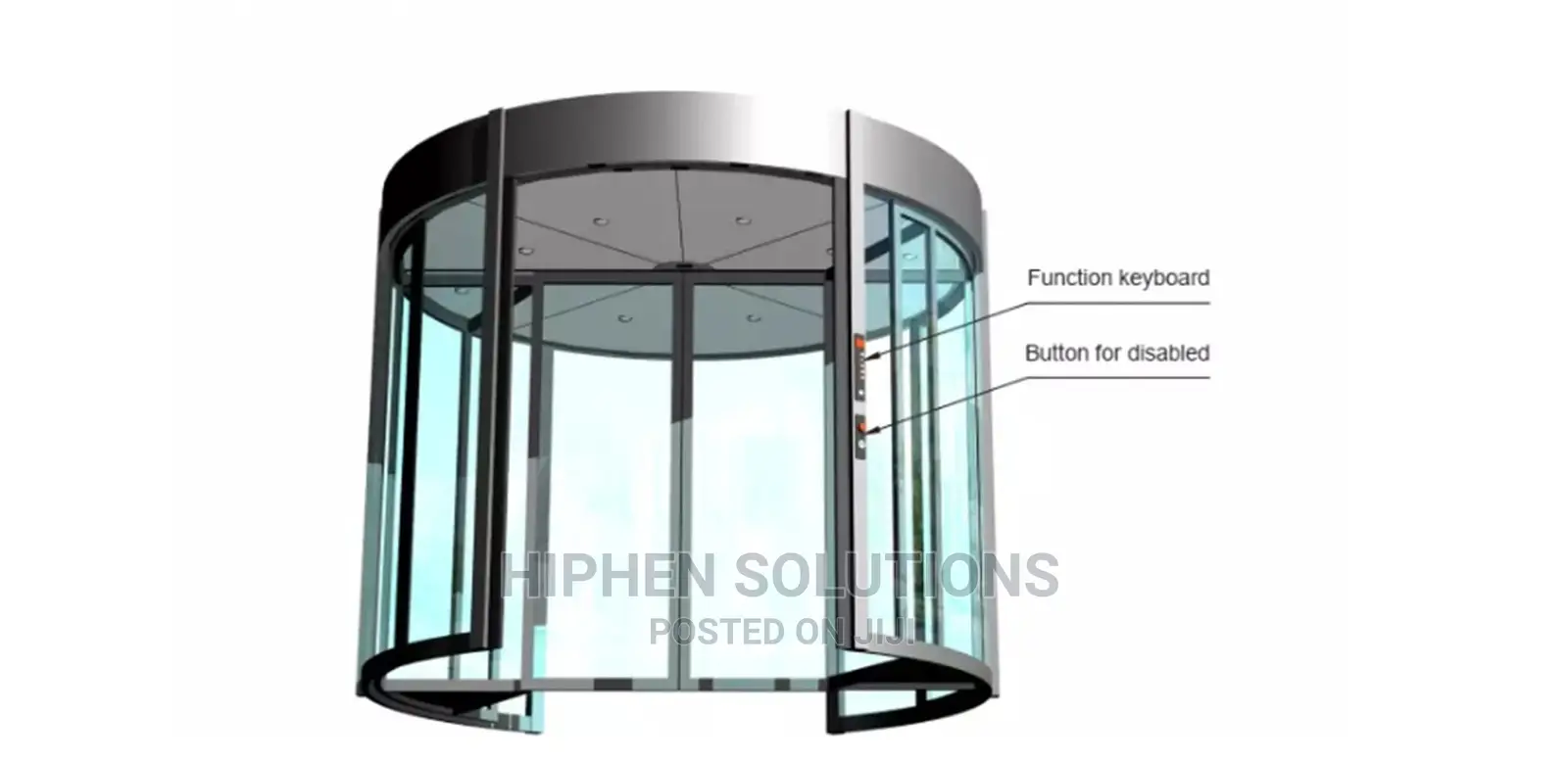 Revolving Door for Commercial Building