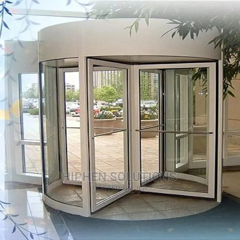 Glass Revolving Door For Hotel Airport Shoping Mall Hospital