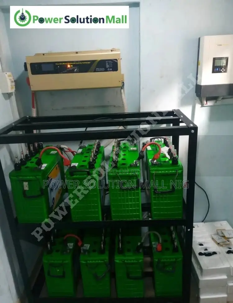 7.5kva Solar System With 8 Batteries 16 Panels