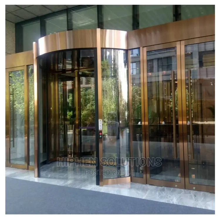 Shopping Mall Residential Revolving Glass Door