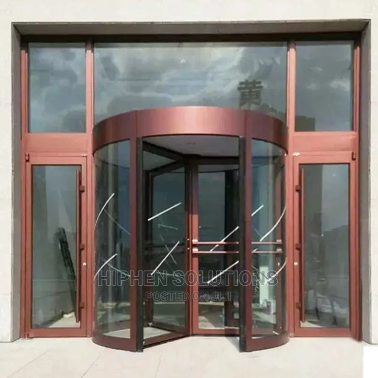 Automatic Revolving Door For Large Buildings