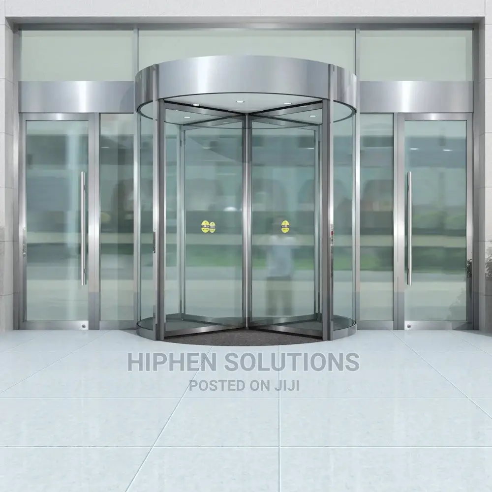 Revolving All Glass Door