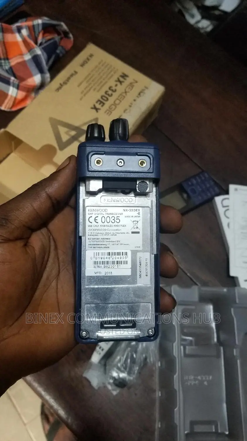 Intrinsically Safe Kenwood Nx 330ex