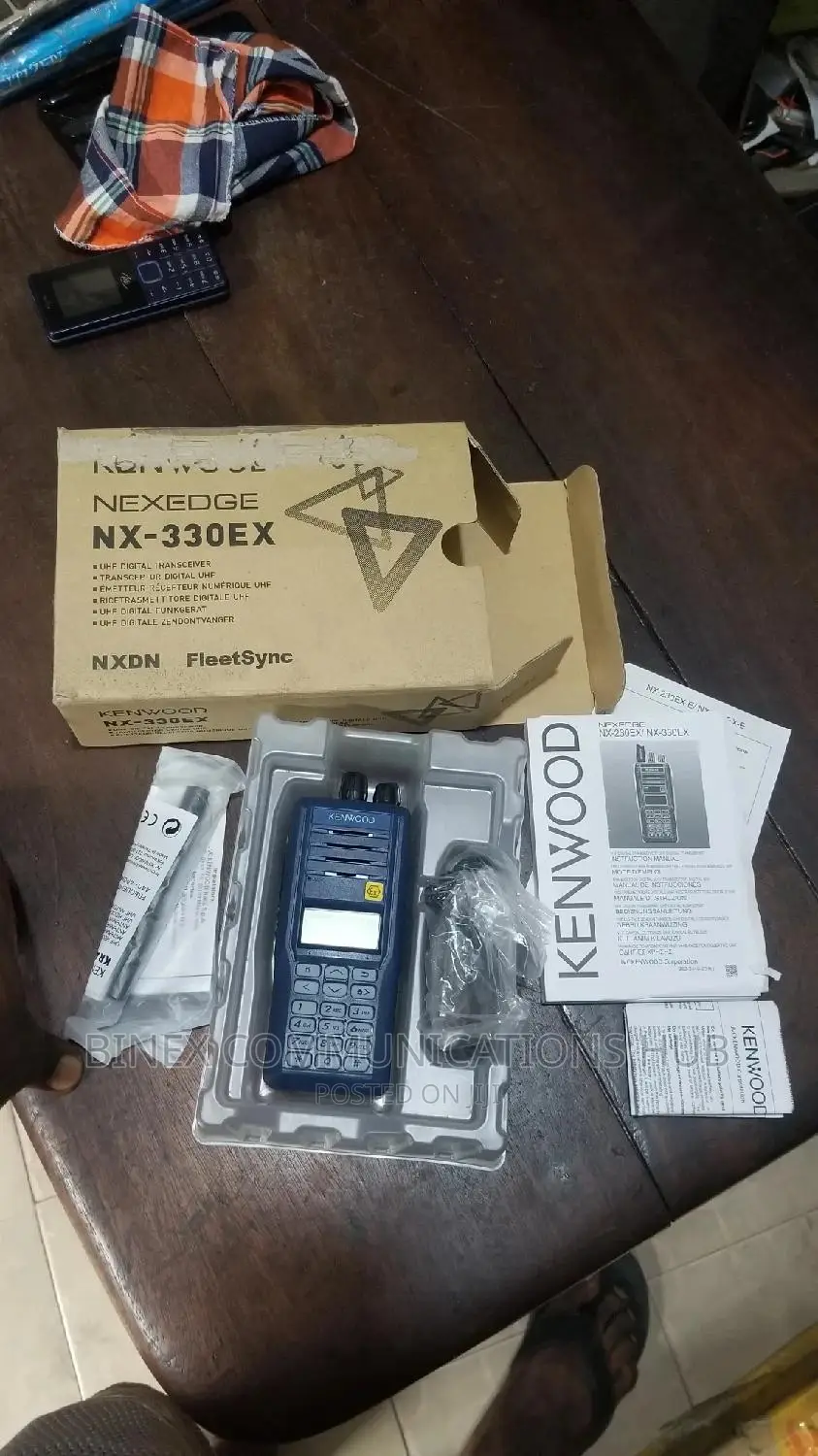 Original Kenwood NX-330EX Intrinsically Safe Walkie-Talkie