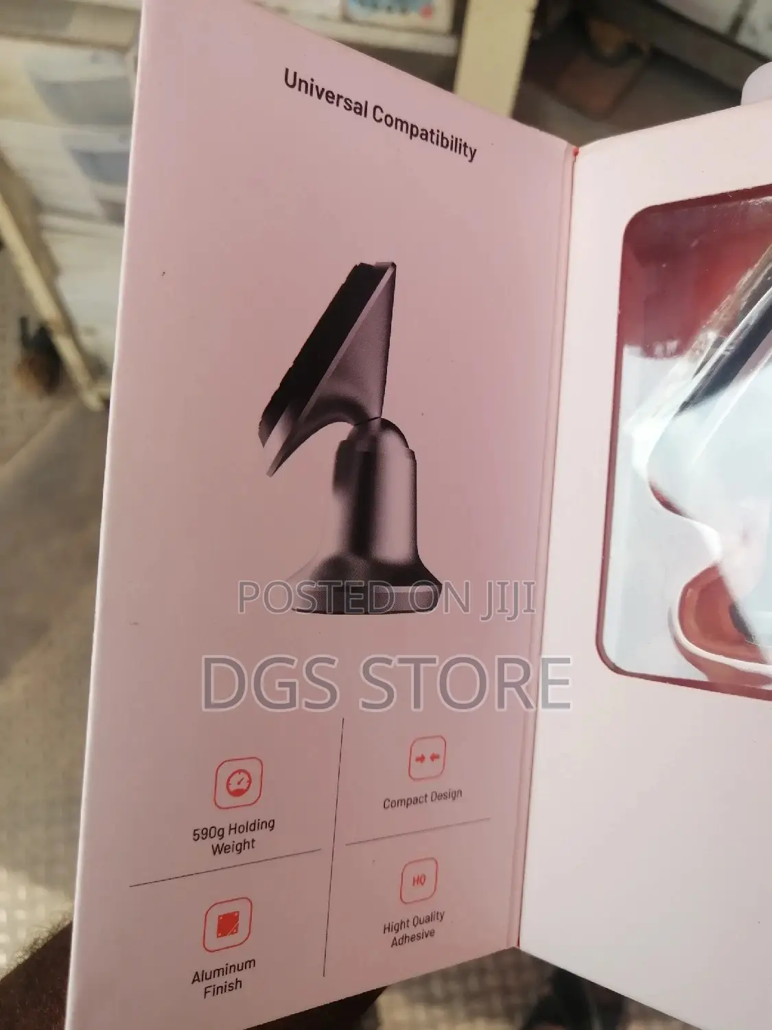 Porodo Magnetic Car Mount Air Vent + Stick on Holder