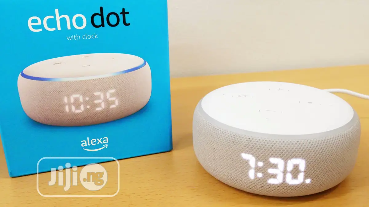 Amazon Echo Dot 3 With Clock