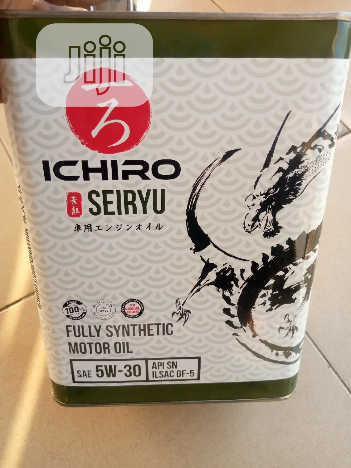 Ichiro Seiryu Fully Synthetic Engine Oil, 5liters