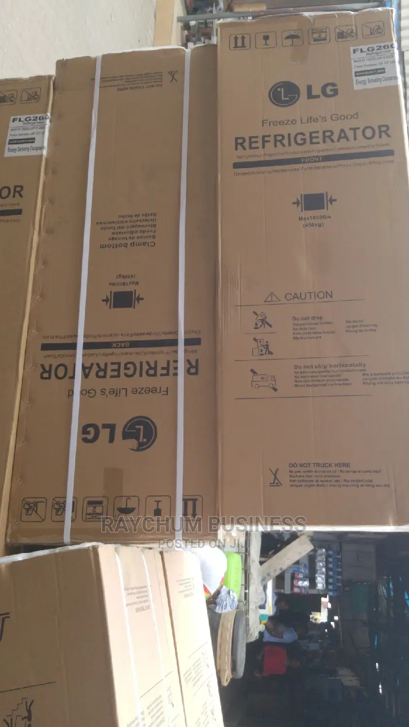 Lg Refrigerator Double Door Freezer 323dx White