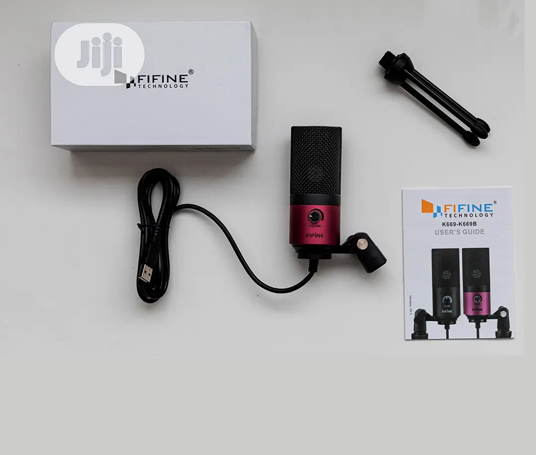 Fifine Metal K669b Condenser Usb Microphone
