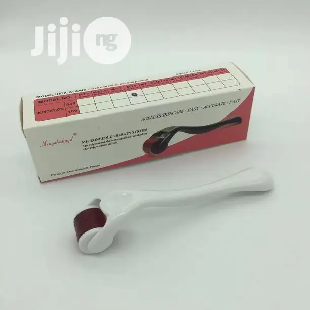 1.5mm Microneedle Scar Derma Roller Therapy Tool - White