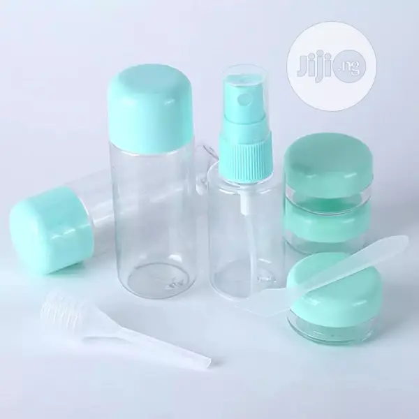 8pcs Portable Size Bottle Pack Liquid Containers - Blue