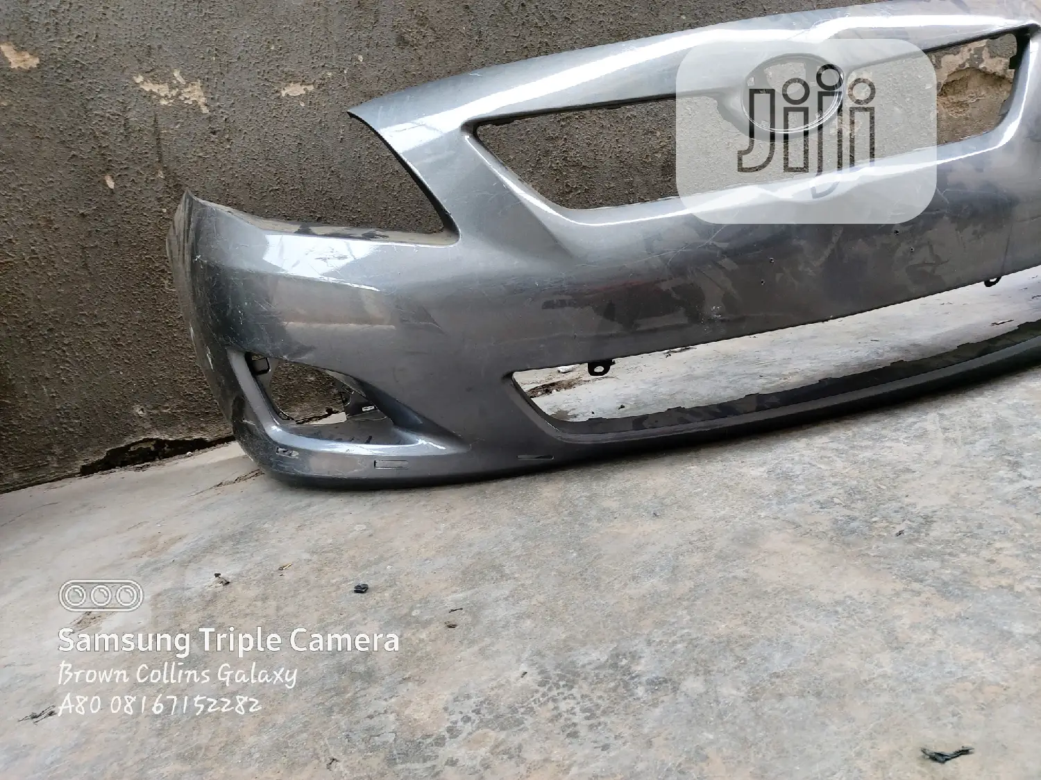 Front Bumper Corolla 2007 to 2009 Sport