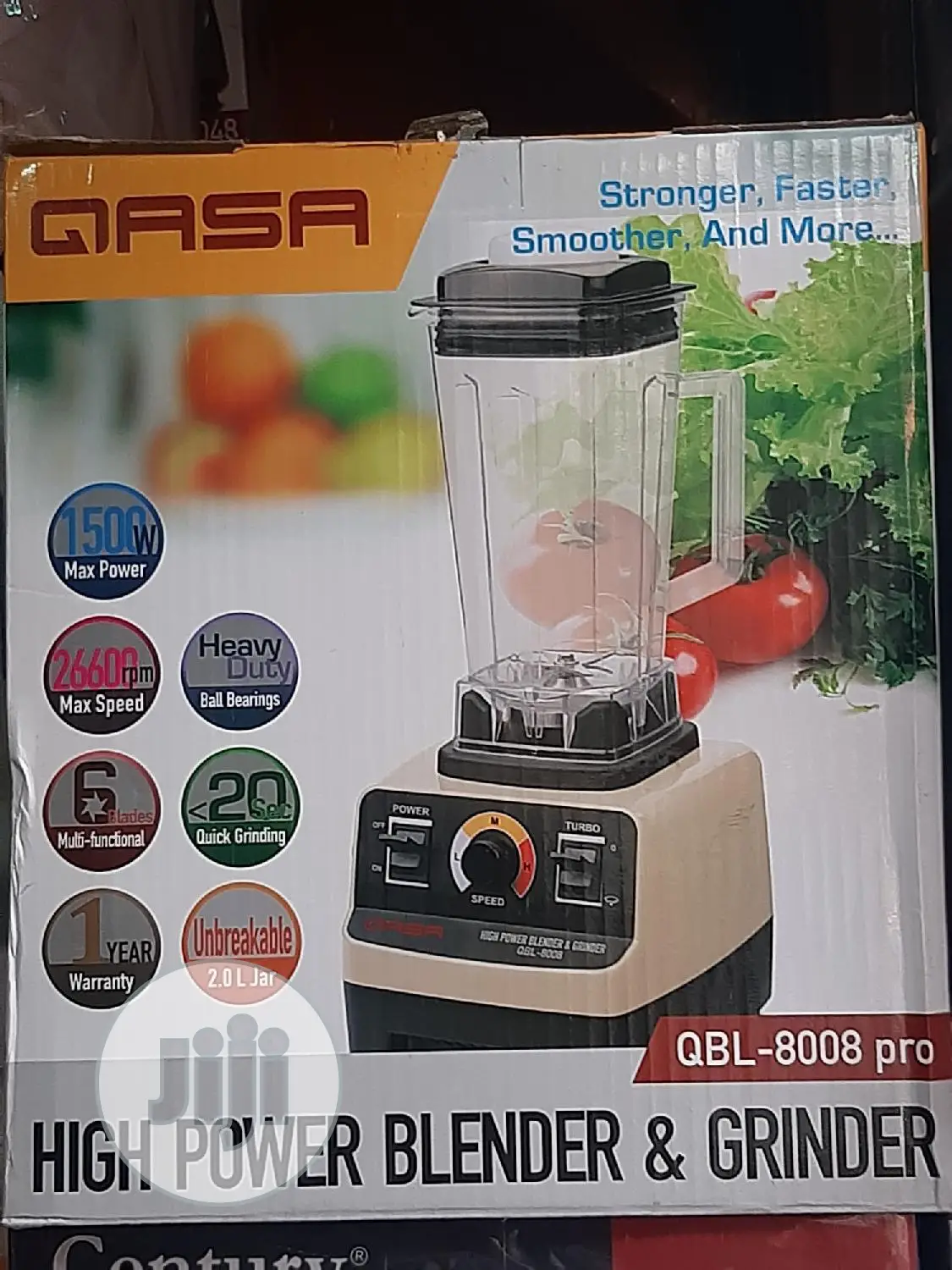 Qasa High Power Blender Grinder | QBL-8008