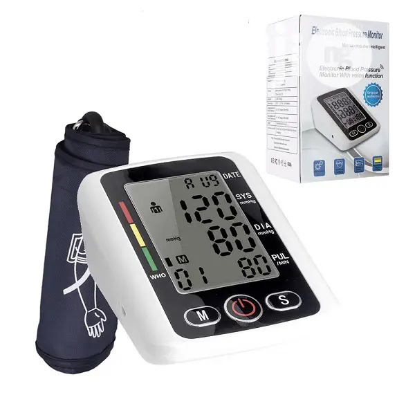Upper Arm Blood Pressure Monitor With Voice Function