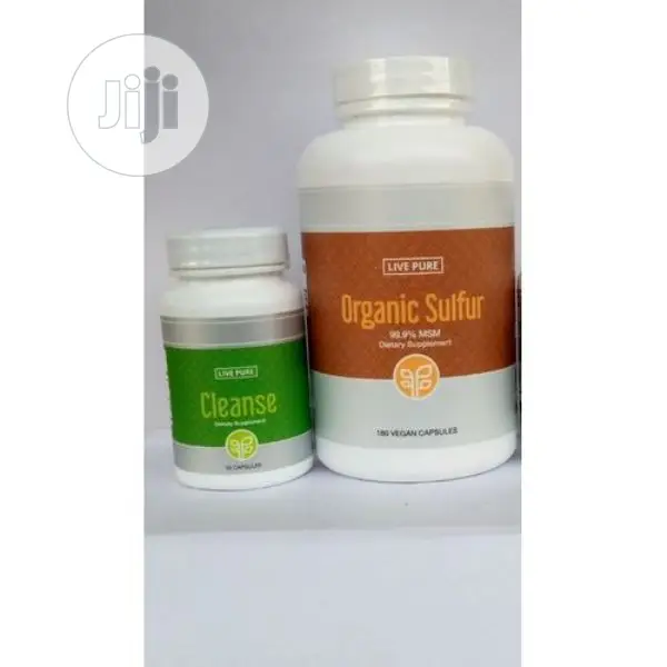 Live Pure Cleanse ,Organic Sulphur, Improve Bone Density, Re