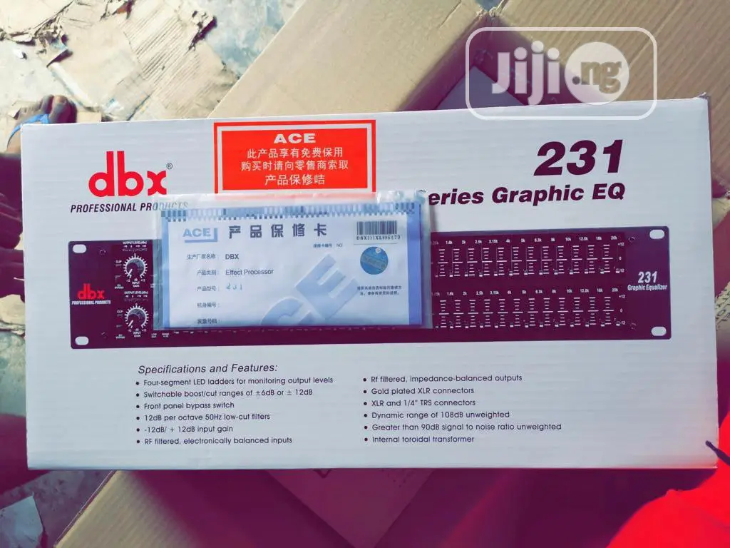 Dbx Professional 231 Double Equalizer