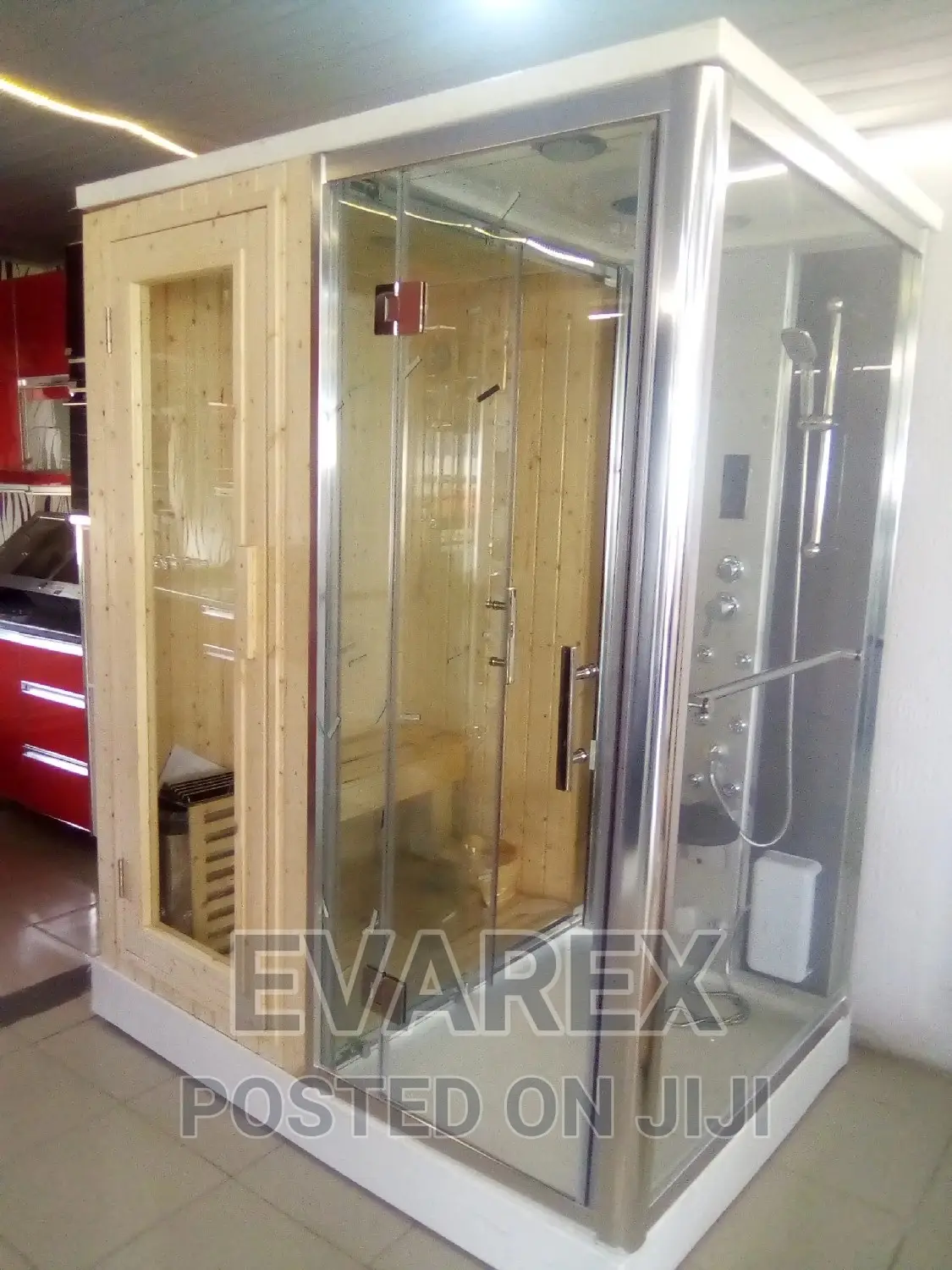 High Quality, Luxury Sauna With Steam Shower Room.
