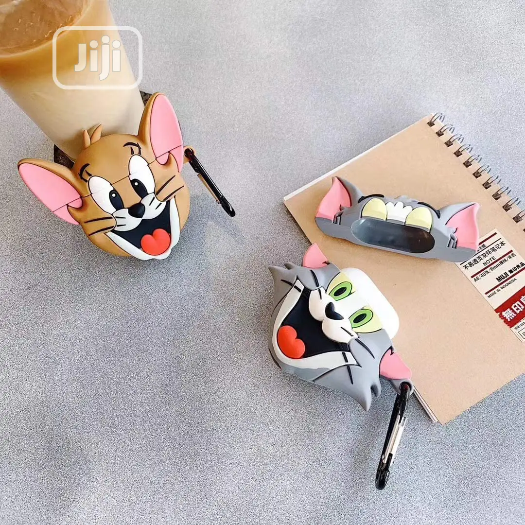 Jerry Cute 3D Cartoon Silicone Protective Airpod 1&2 Cover
