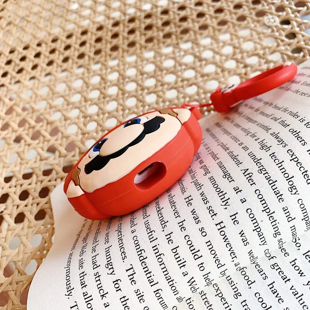 Mario Cute 3D Cartoon Silicone Protective Airpod 1&2 Cover