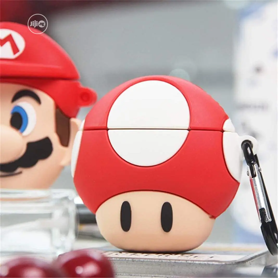 Mushroom Cute 3D Cartoon Silicone Protective Airpod Cover