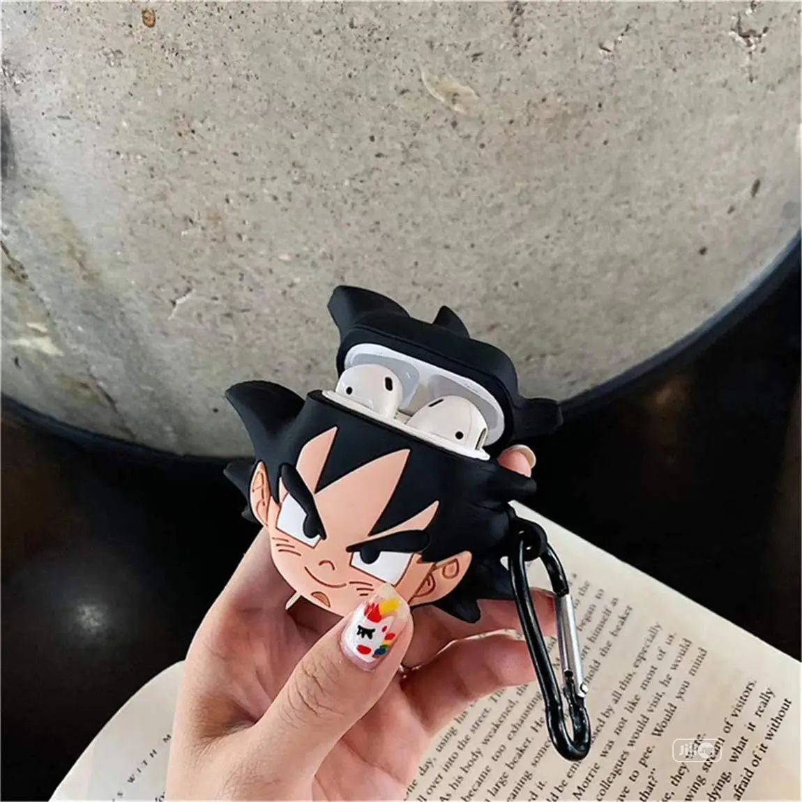 Goku Anime Silicone Protective Airpod 1&2 Cover Case