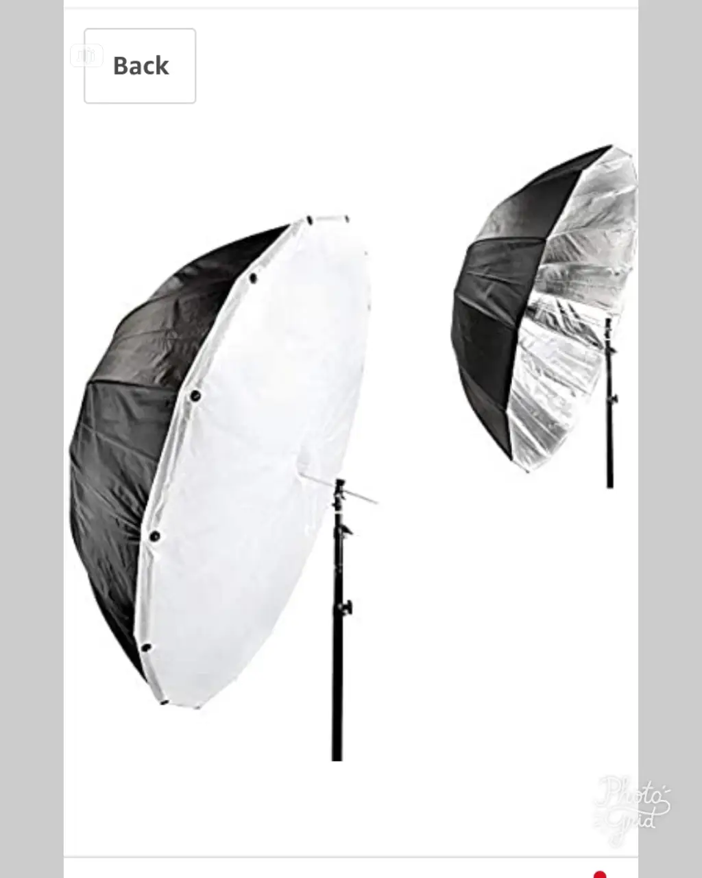 165cm Parabolic Umbrella