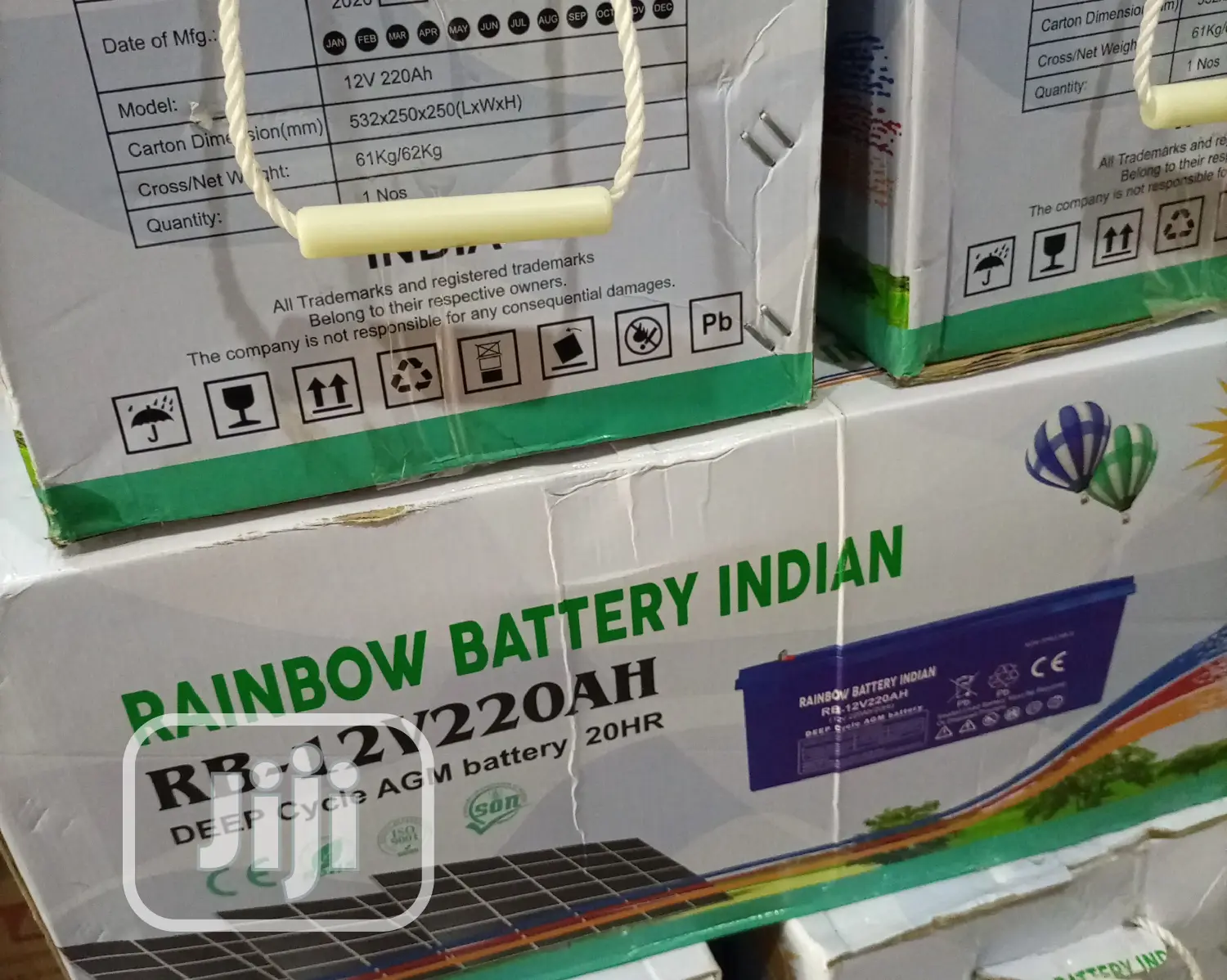 Rainbow Battery 12v220ah