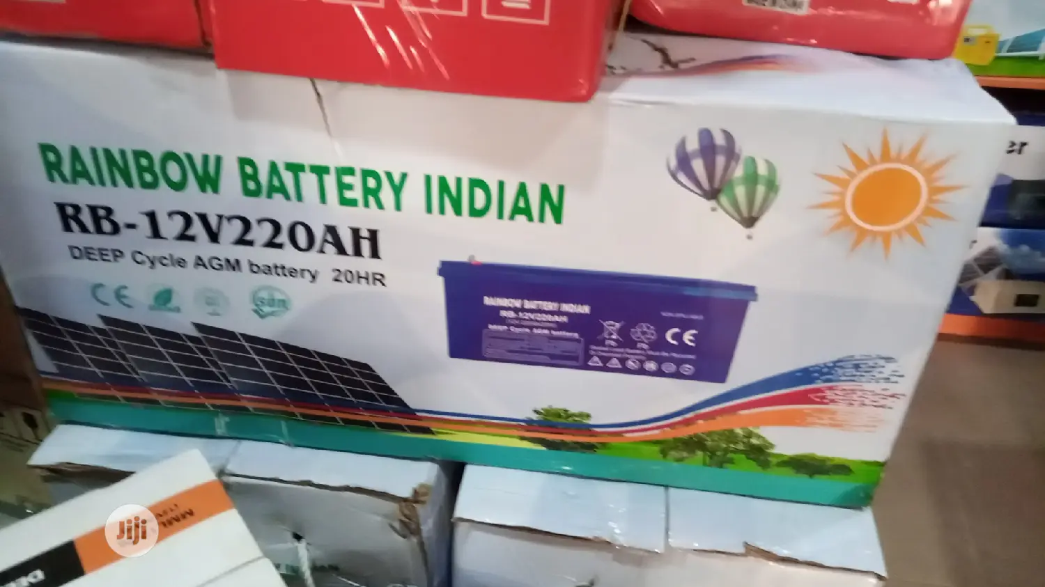 Rainbow Indian Battery (12v220ah 20hr)