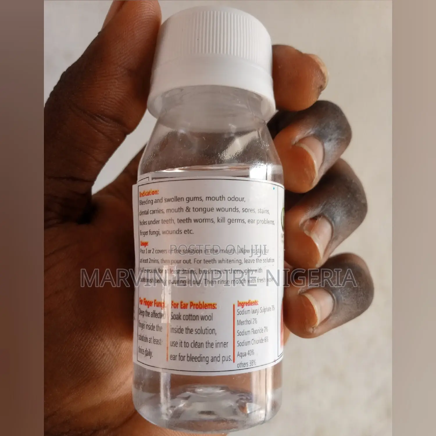 Organic Teeth, Mouth Wash Also for Finger Ear_ Medi Dental