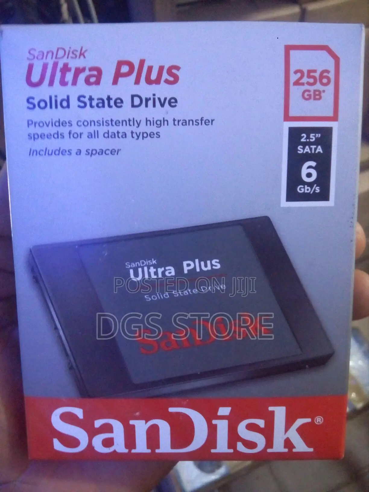 Sandisk Ultra Plus SSD 256GB