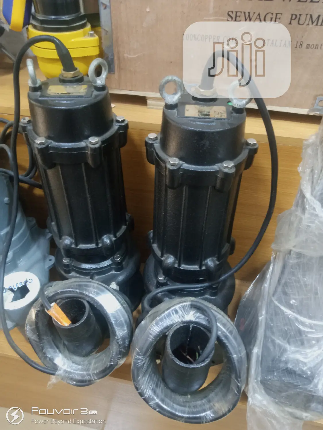 Sewage Pump 3 Horsepower 2.2 Kw Hours the Body Cast