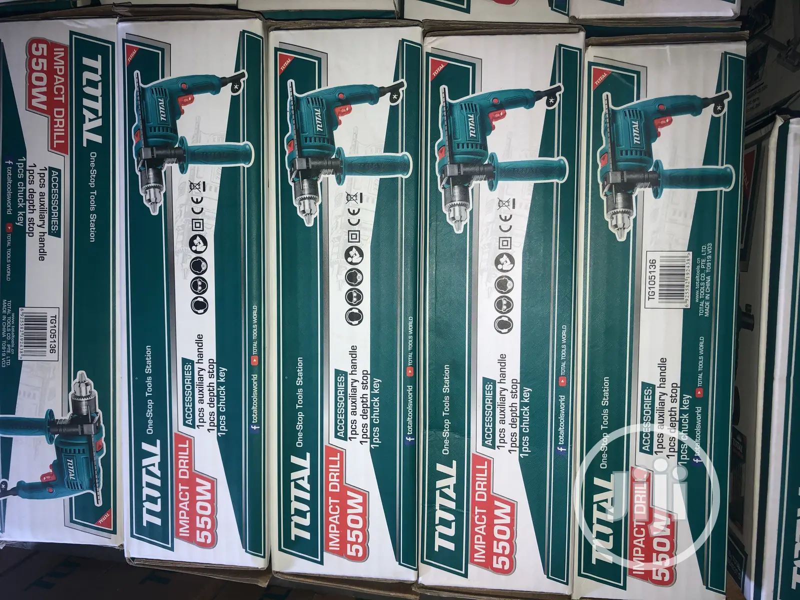 Total Impact Drilling Machine to 13mm 550w One Stop Station