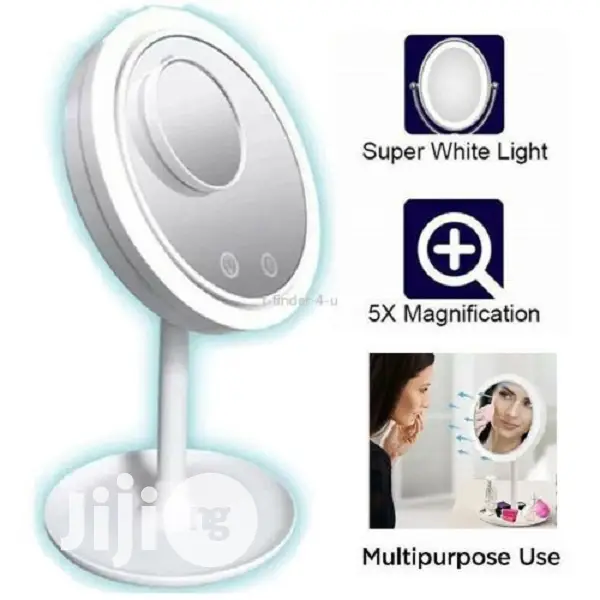 5x Magnification Sweat-Free Led Light Beauty Breeze Mirror