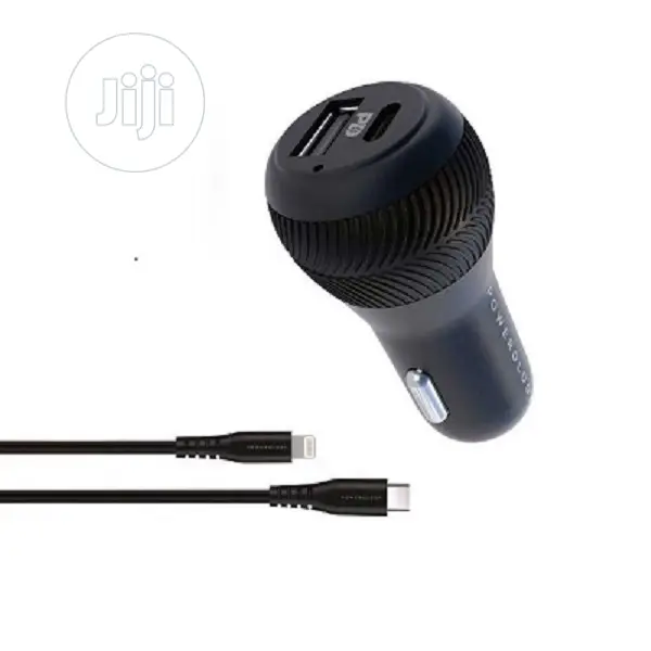 Powerology Dual Port Car Charger 30W