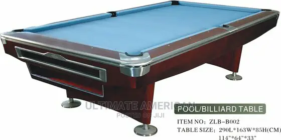 Brand New 9 Fit Snooker Table With Mable