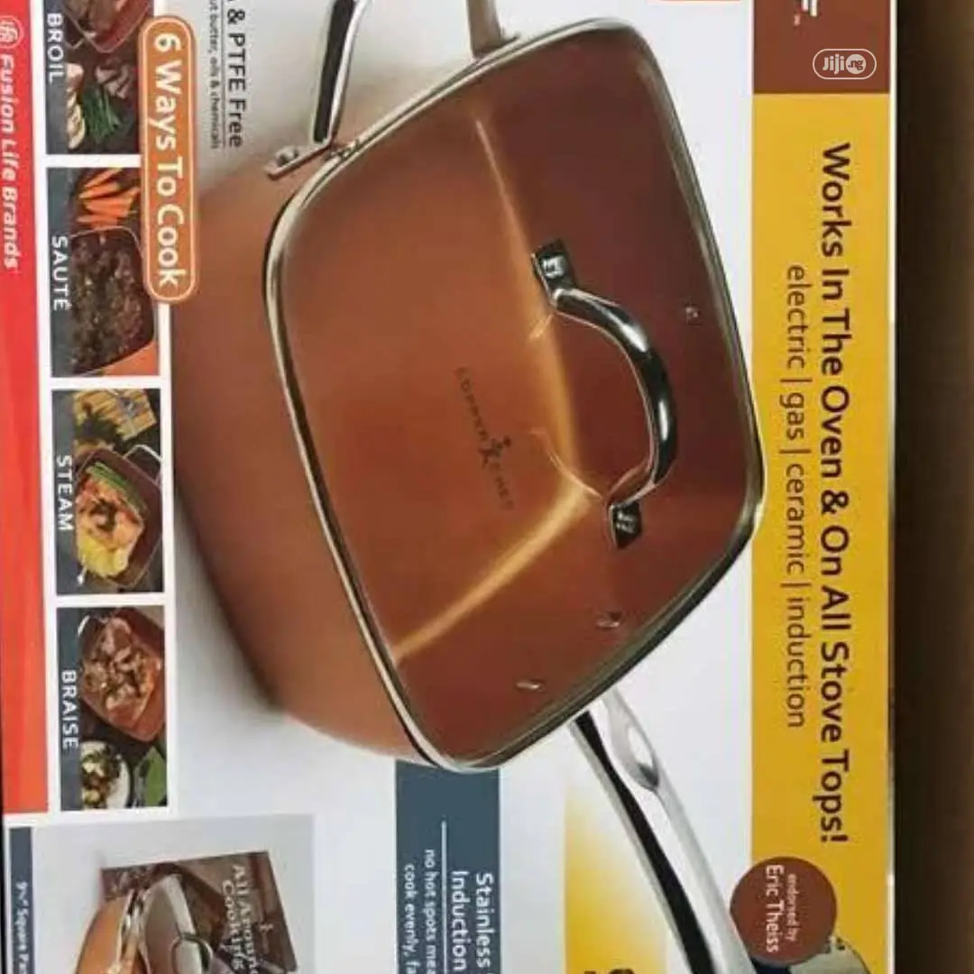 5 Pieces Copper Pan Set