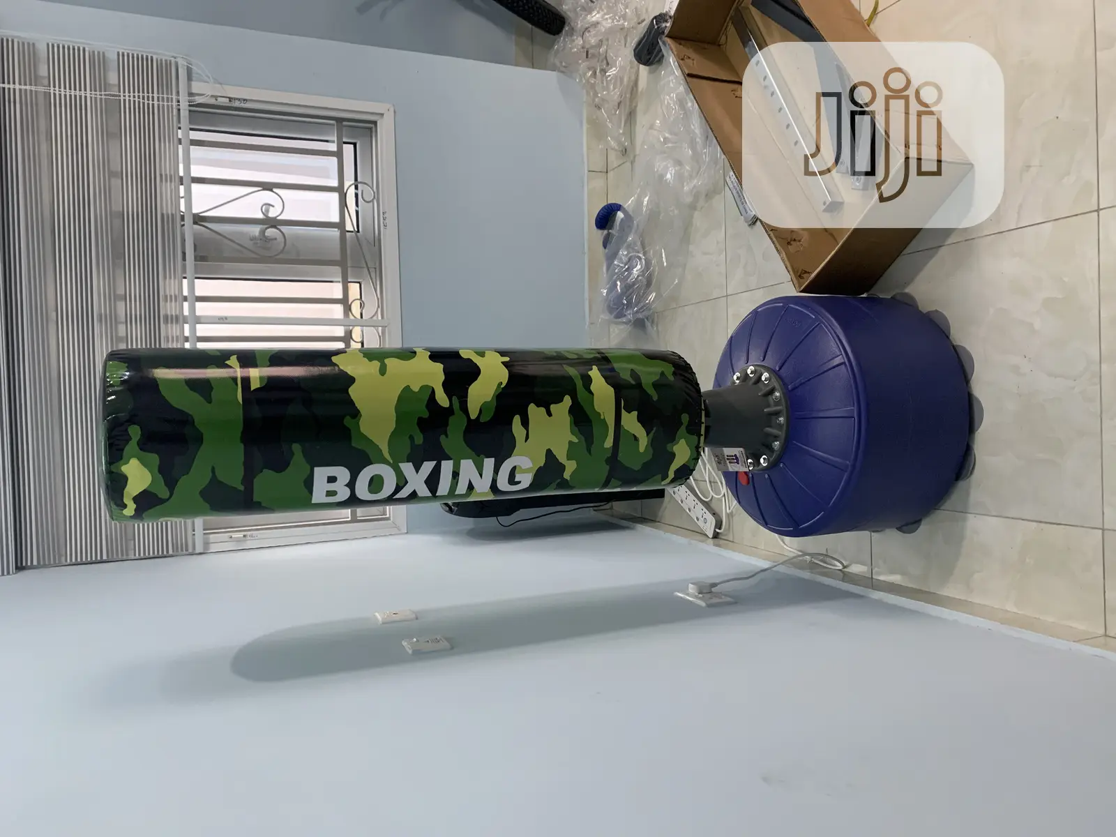 Original Boxing Stand With Gloves