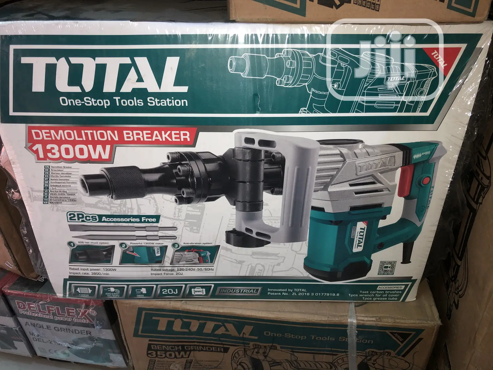 Total Demolition Breaker/Jack Hammer Machine 1300W