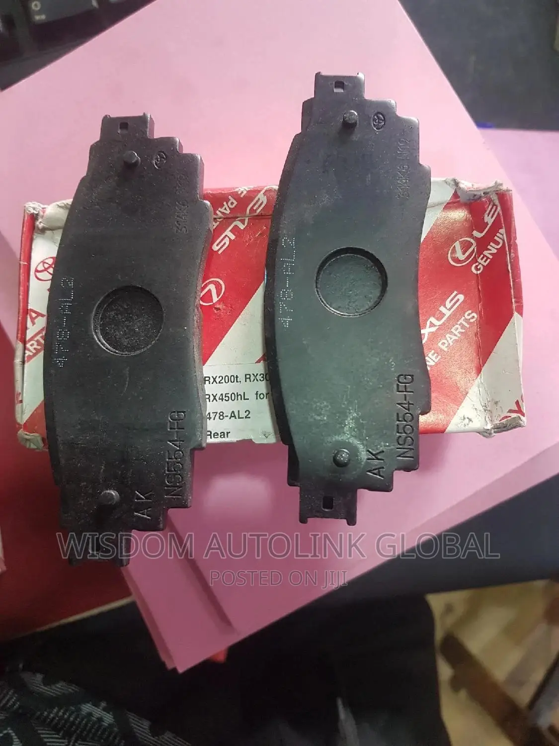 Rear Brake Pad for Lexus Rx350 2017, 2018, 2019