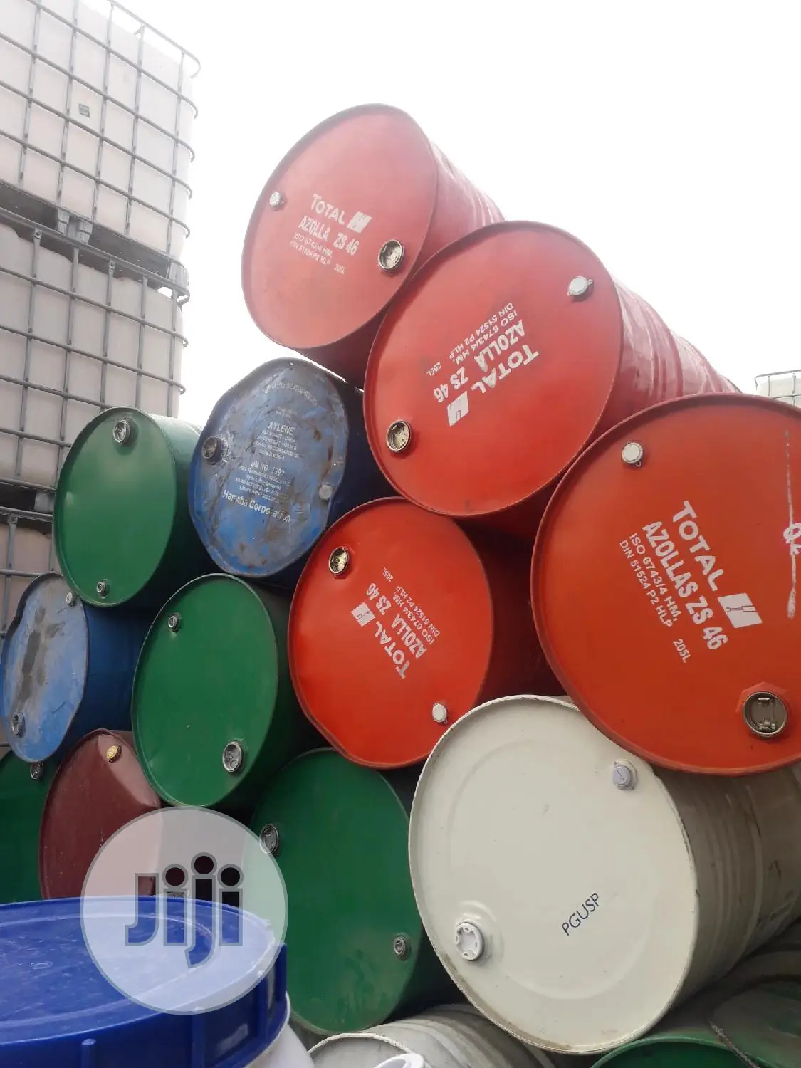 250 Litres Blue Rubber N Iron Drums